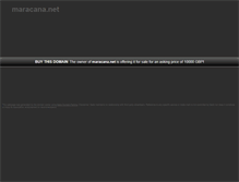 Tablet Screenshot of maracana.net